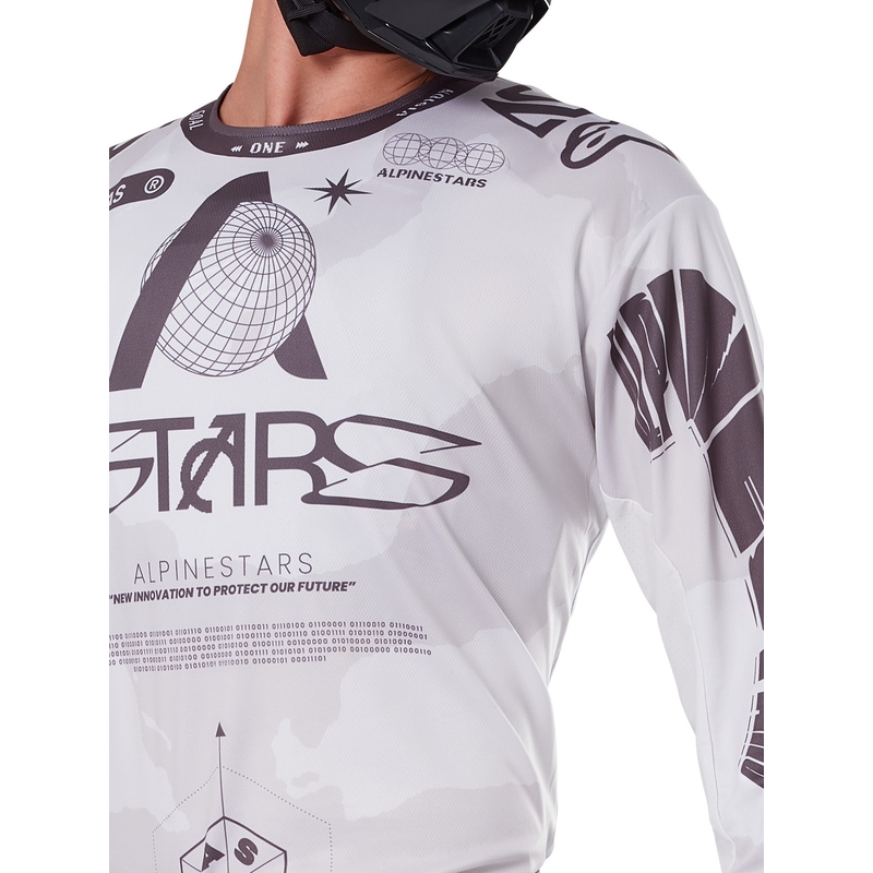 Alpinestars Racer Hollow motocross-trøje lys camo-brun