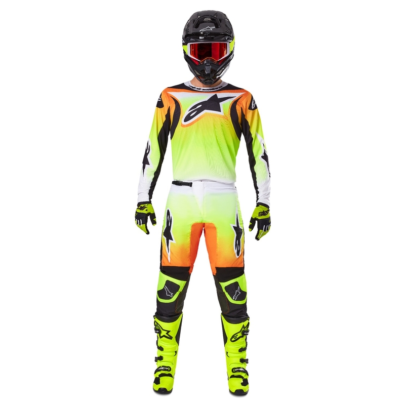 Alpinestars Fluid Wurx Motocross Jersey gul og sort