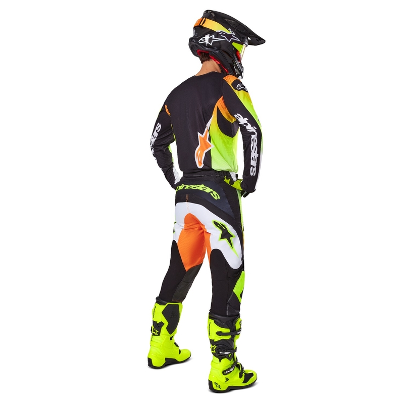 Alpinestars Fluid Wurx Motocross Jersey gul og sort