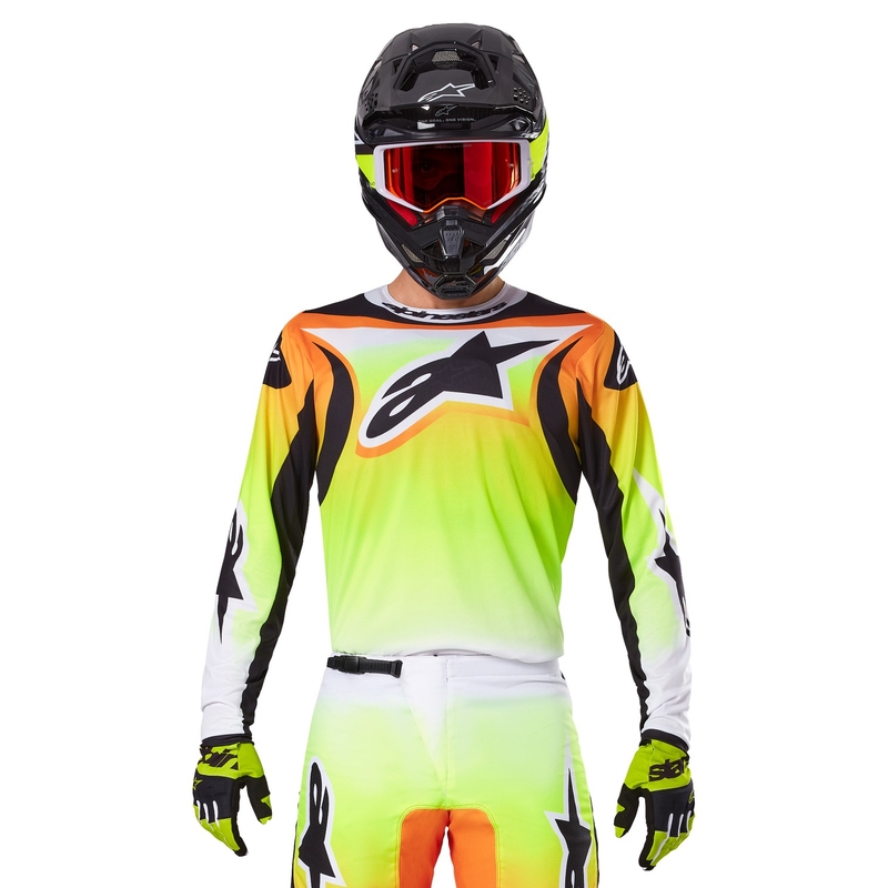 Alpinestars Fluid Wurx Motocross Jersey gul og sort