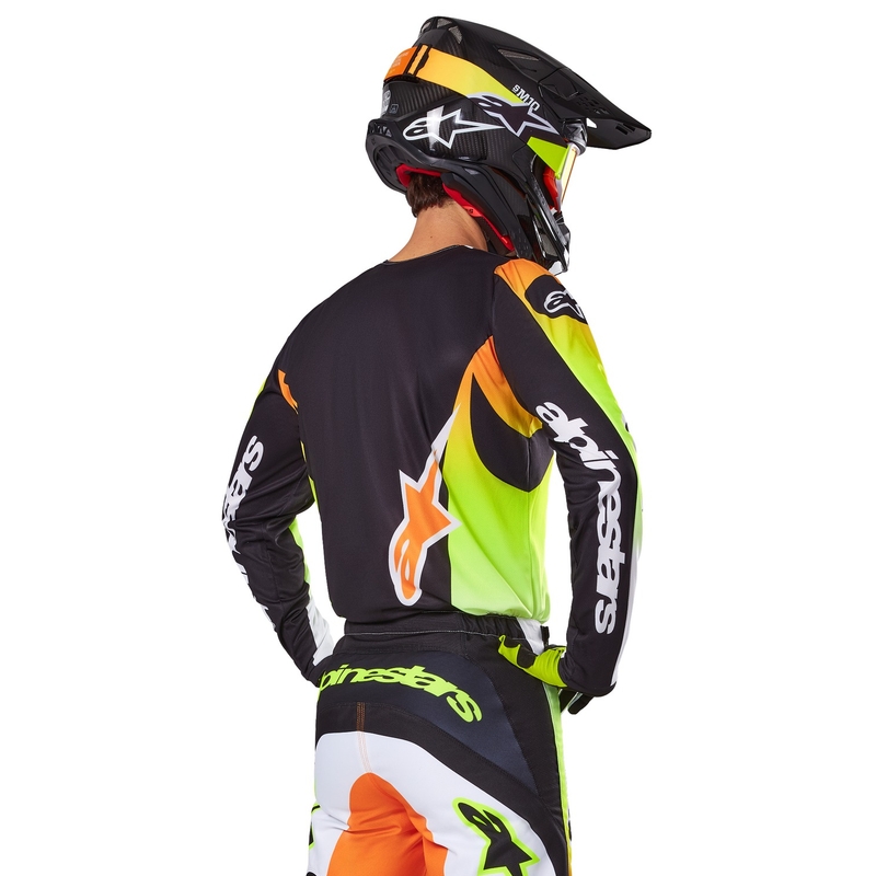 Alpinestars Fluid Wurx Motocross Jersey gul og sort