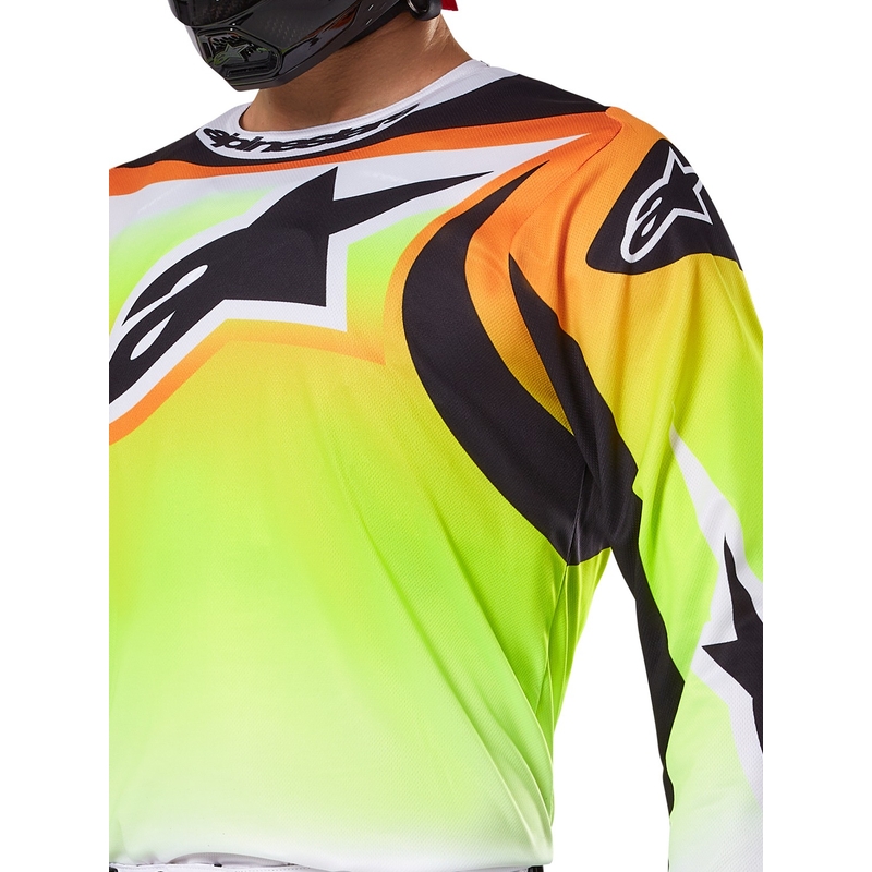Alpinestars Fluid Wurx Motocross Jersey gul og sort