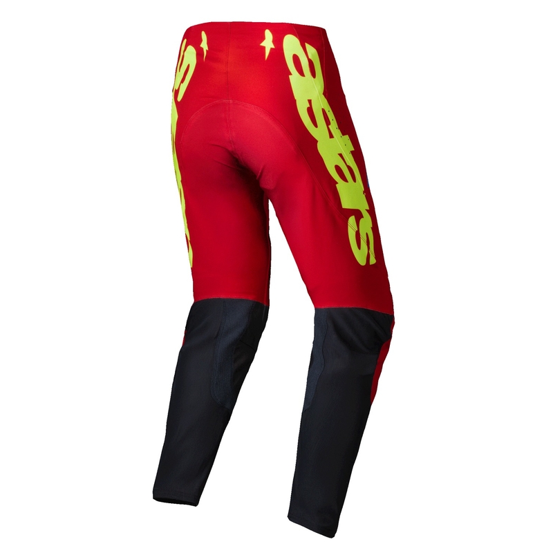 Alpinestars Supertech Maker Motocross Pants rød-fluogul