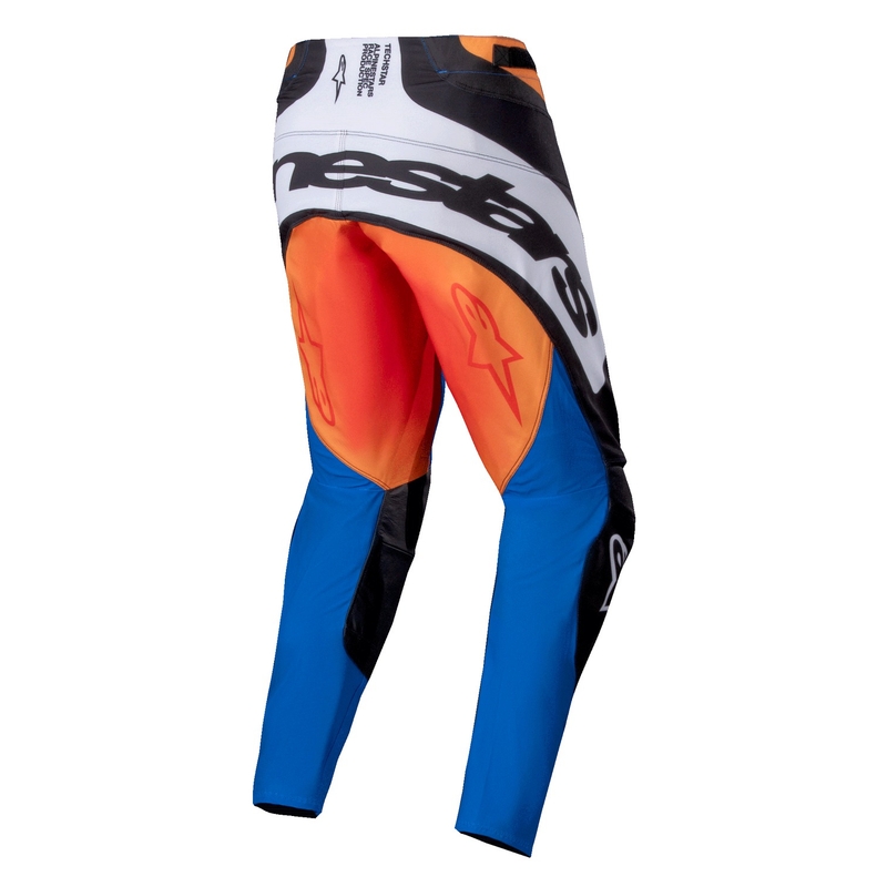 Alpinestars Techstar Melt Motocross Pants Orange og blå