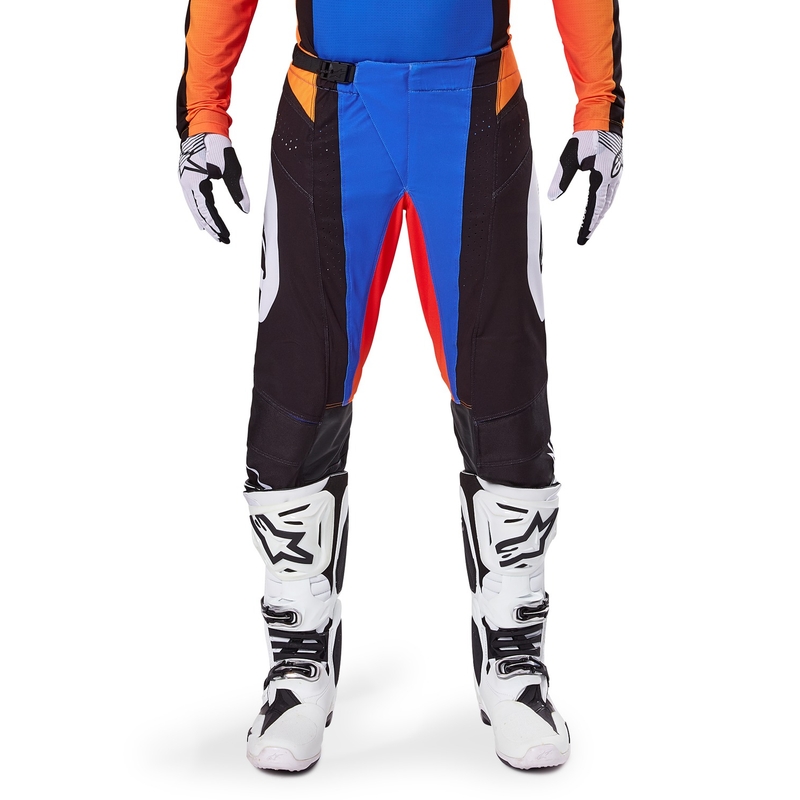 Alpinestars Techstar Melt Motocross Pants Orange og blå