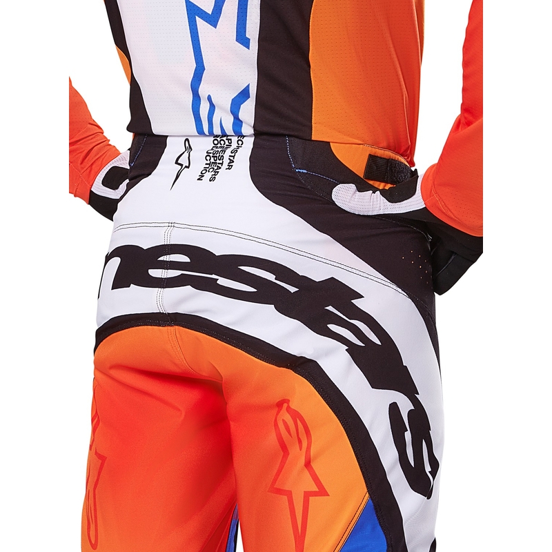 Alpinestars Techstar Melt Motocross Pants Orange og blå