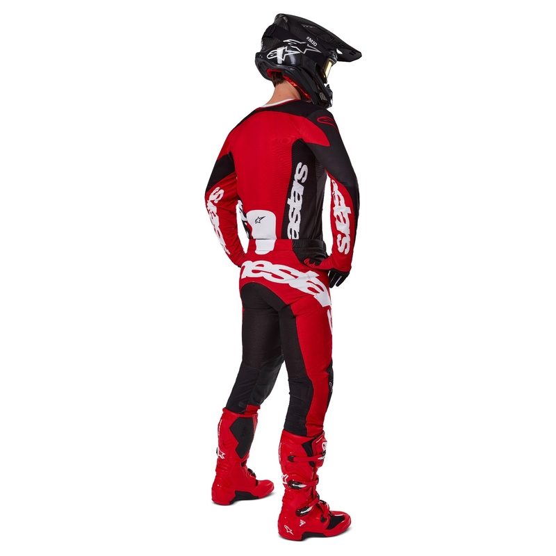 Alpinestars Racer Veil Motocross Pants Sort og rød