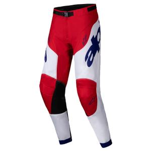Alpinestars Racer Veil Motocross Pants rød og hvid