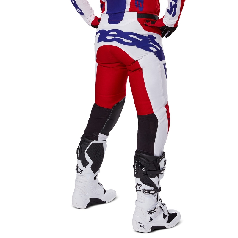 Alpinestars Racer Veil Motocross Pants rød og hvid