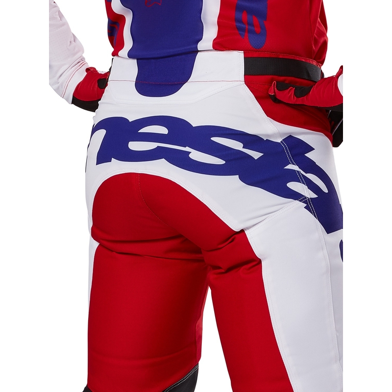 Alpinestars Racer Veil Motocross Pants rød og hvid