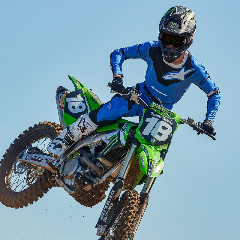 Alpinestars Racer Veil Motocross Pants Blå og sort