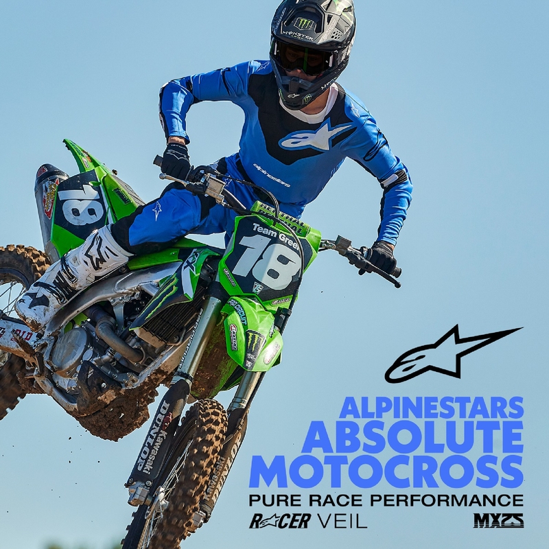 Alpinestars Racer Veil Motocross Pants Blå og sort
