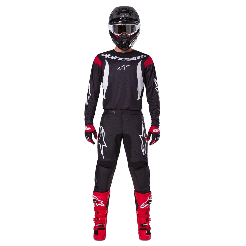 Alpinestars Fluid Haul Motocross Pants Sort og hvid