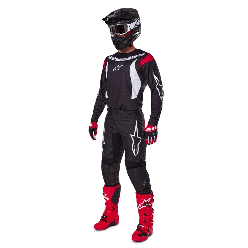 Alpinestars Fluid Haul Motocross Pants Sort og hvid
