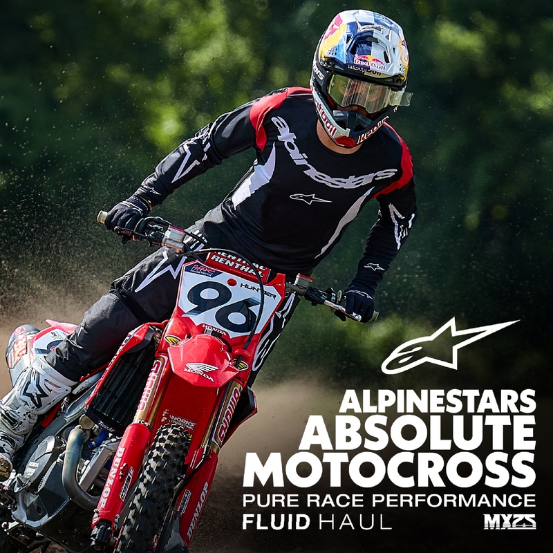 Alpinestars Fluid Haul Motocross Pants Sort og hvid
