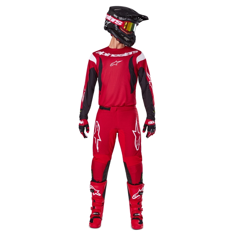 Alpinestars Fluid Haul Motocross Pants rød og sort