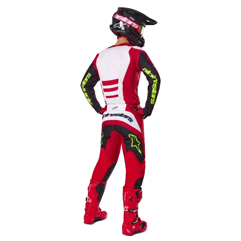 Alpinestars Fluid Haul Motocross Pants rød og sort