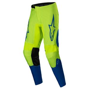 Alpinestars Fluid Haul motocrossbukser fluo gul-blå