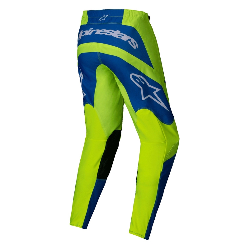 Alpinestars Fluid Haul motocrossbukser fluo gul-blå