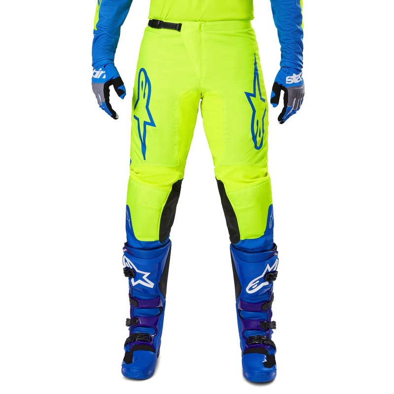 Alpinestars Fluid Haul motocrossbukser fluo gul-blå