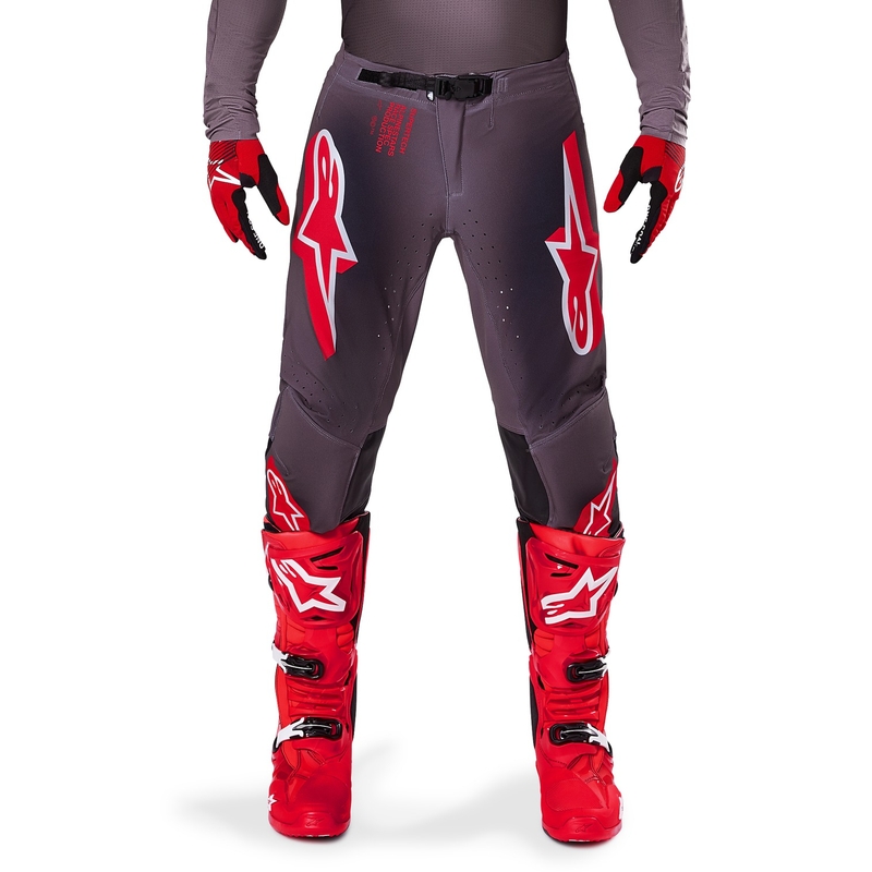 Alpinestars Supertech Lipan Smoke Red Motocross-bukser