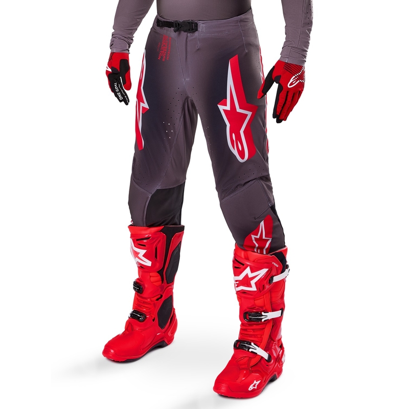 Alpinestars Supertech Lipan Smoke Red Motocross-bukser