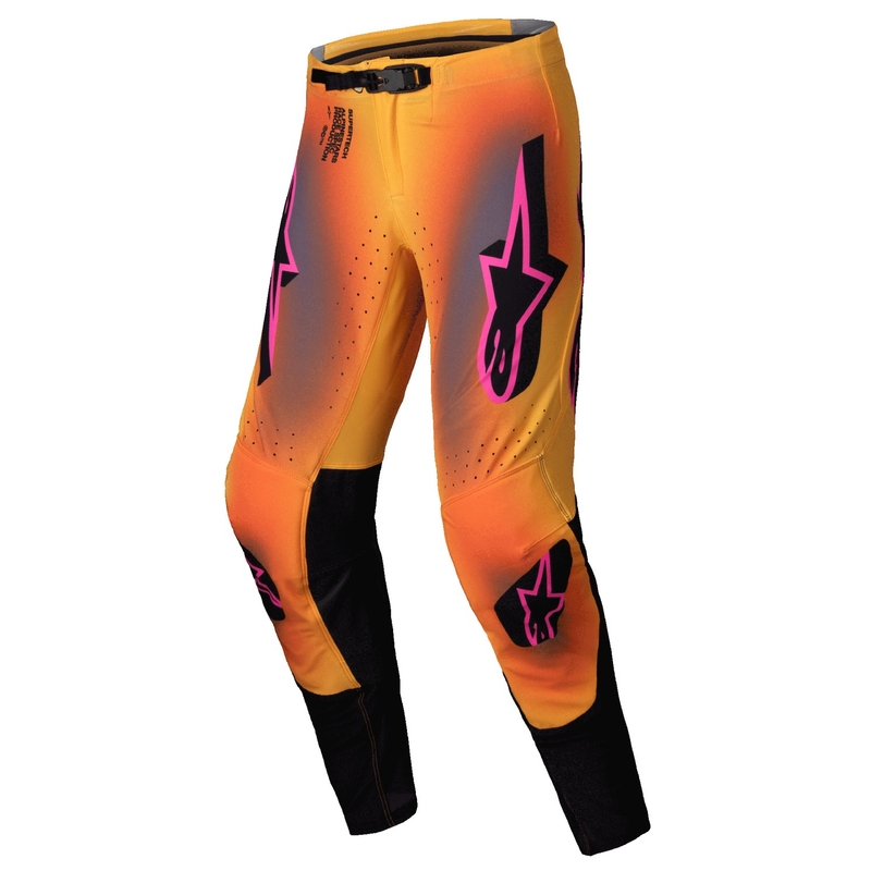 Alpinestars Supertech Lipan Motocross Pants gul og pink