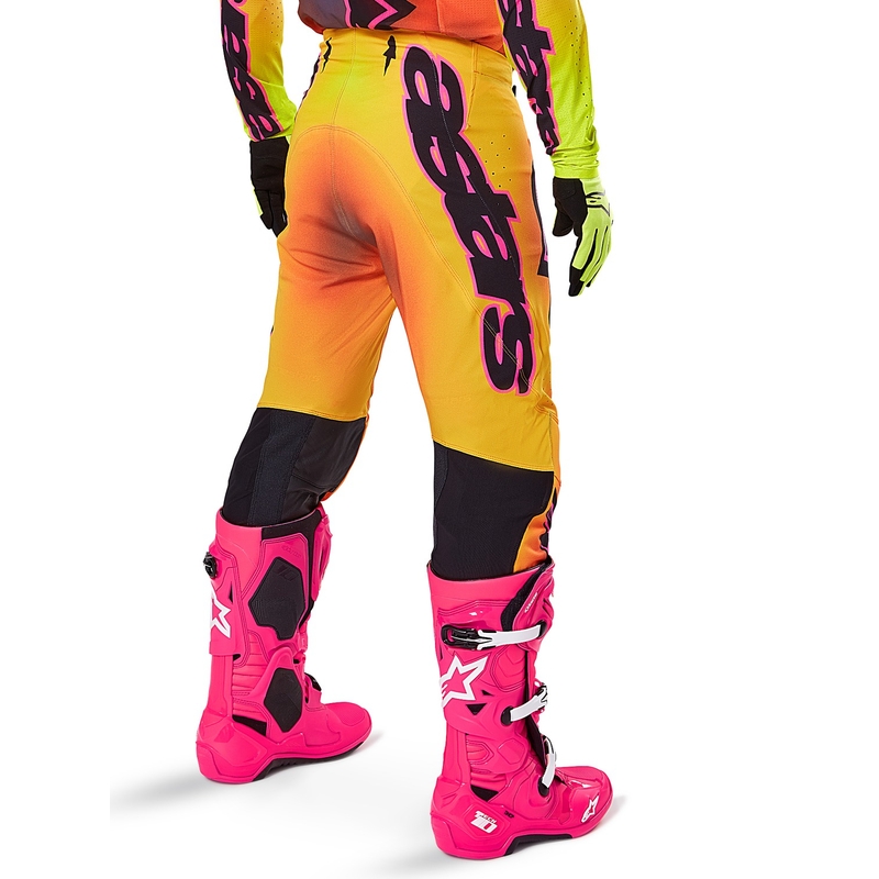 Alpinestars Supertech Lipan Motocross Pants gul og pink