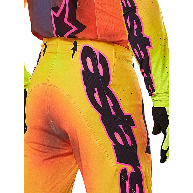 Alpinestars Supertech Lipan Motocross Pants gul og pink
