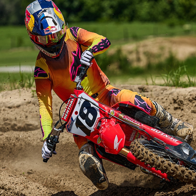 Alpinestars Supertech Lipan Motocross Pants gul og pink