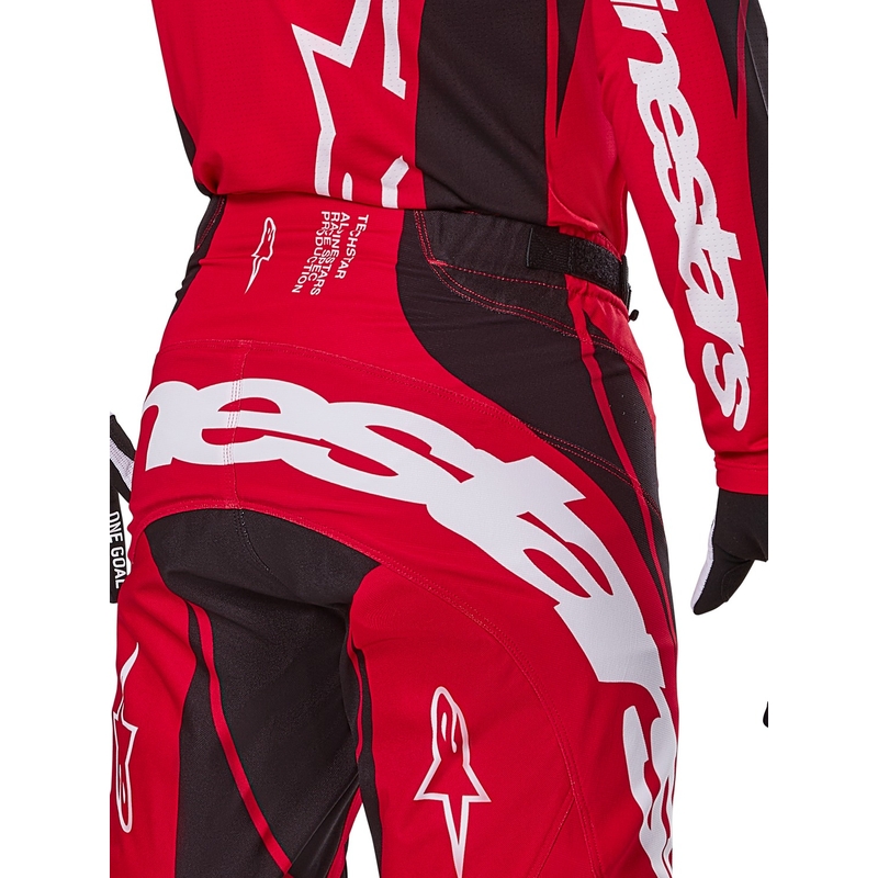 Alpinestars Techstar Dreem Motocross Pants rød og sort