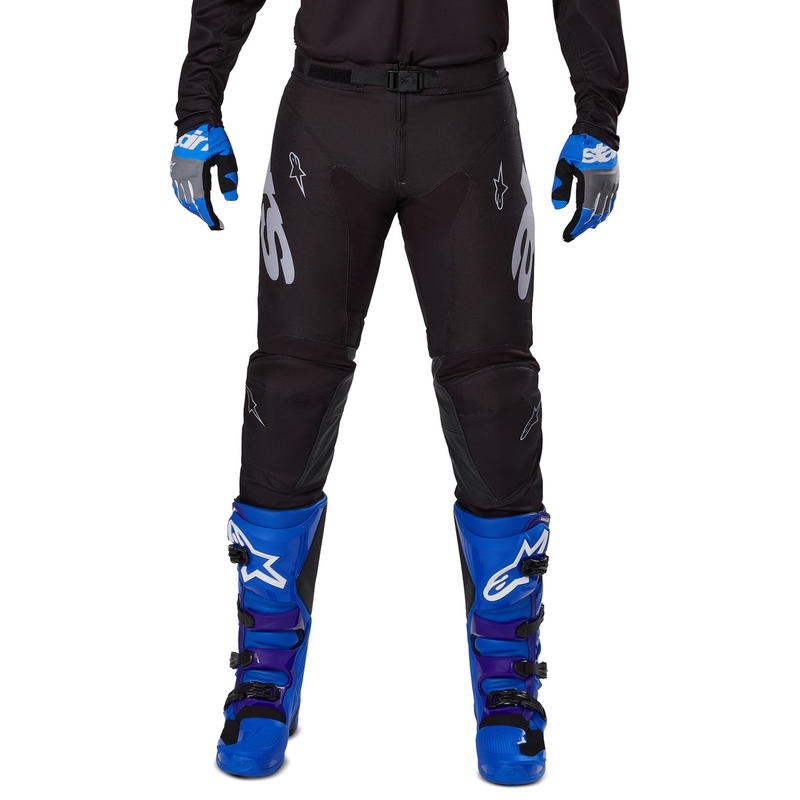 Alpinestars Racer Graphite Motocross Pants Sort og grå
