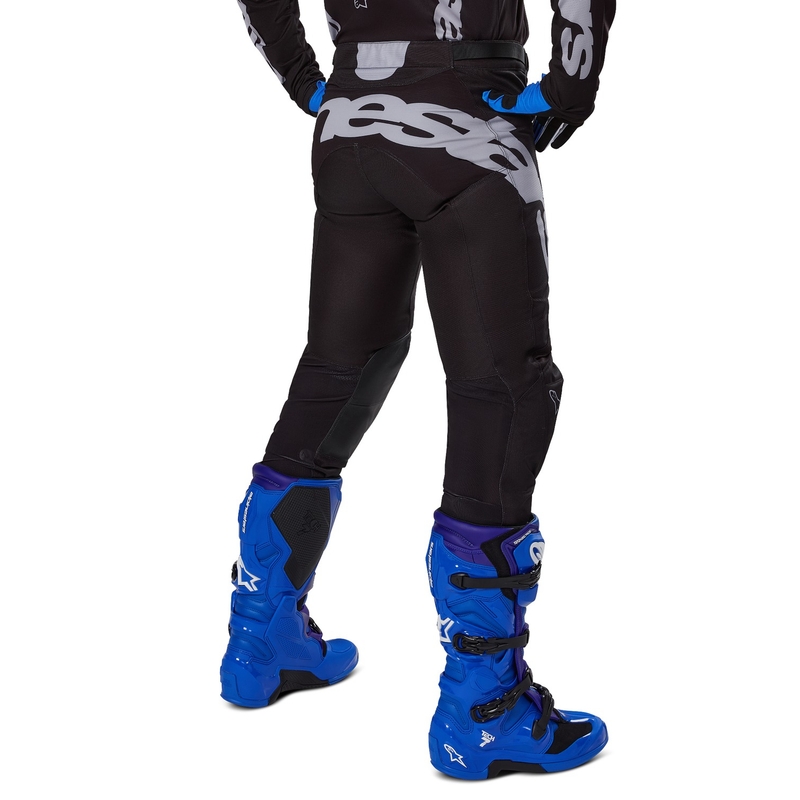 Alpinestars Racer Graphite Motocross Pants Sort og grå