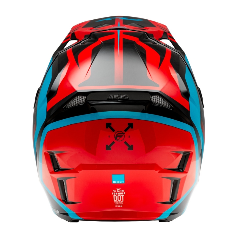 Motocrosshjelm FLY Racing Formula CP rød-sort-blå