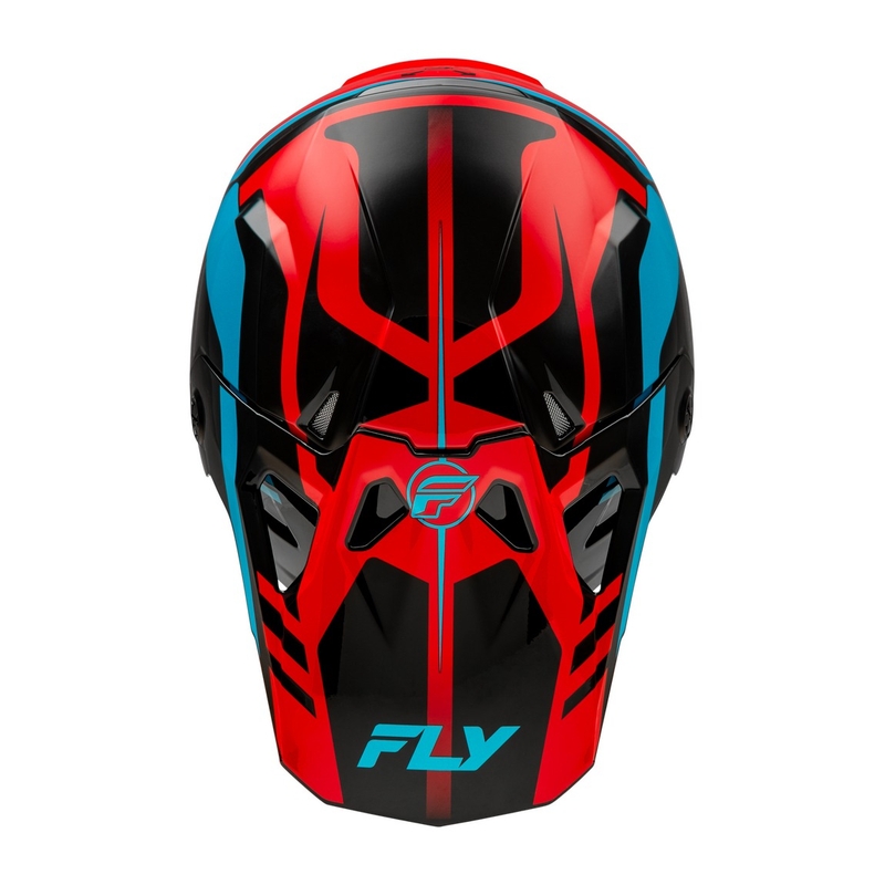 Motocrosshjelm FLY Racing Formula CP rød-sort-blå