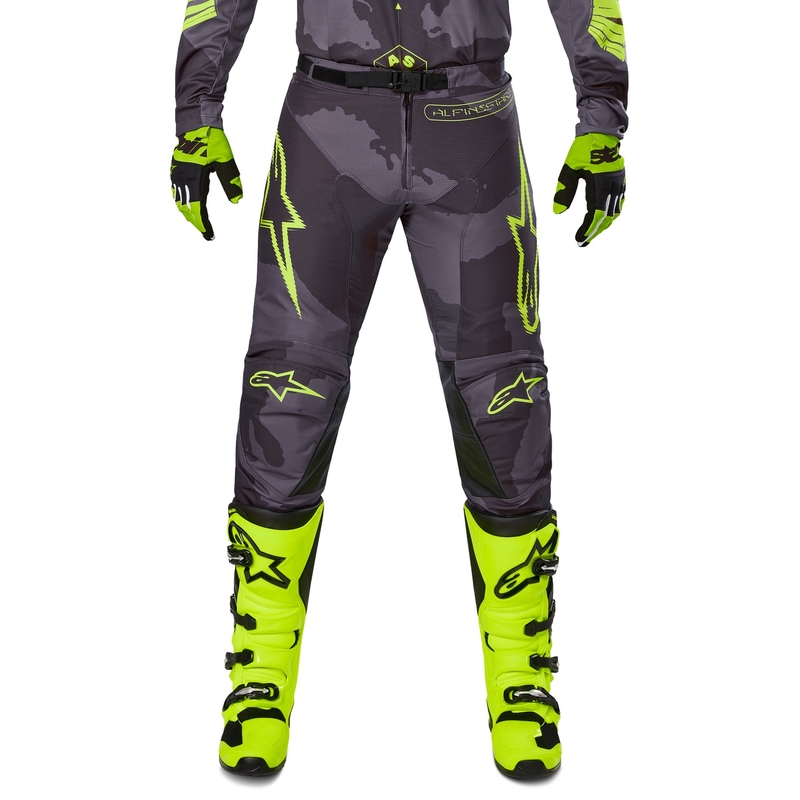 Alpinestars Racer Hollow Motocross Pants mørk camo-fluogul
