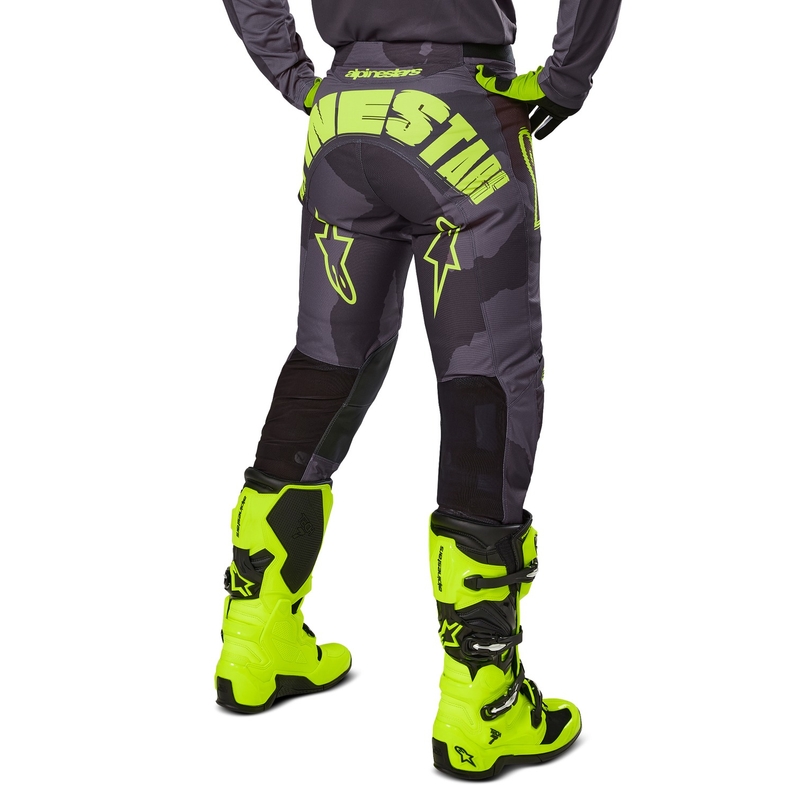 Alpinestars Racer Hollow Motocross Pants mørk camo-fluogul