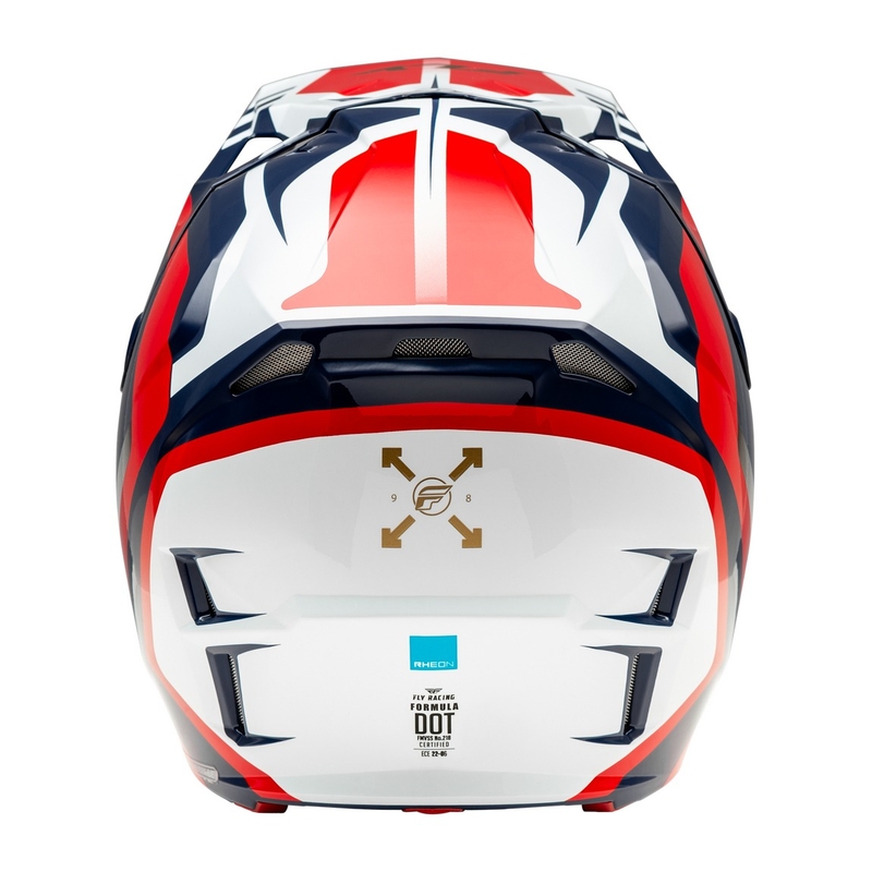 Motocrosshjelm FLY Racing Formula CP rød-hvid-blå