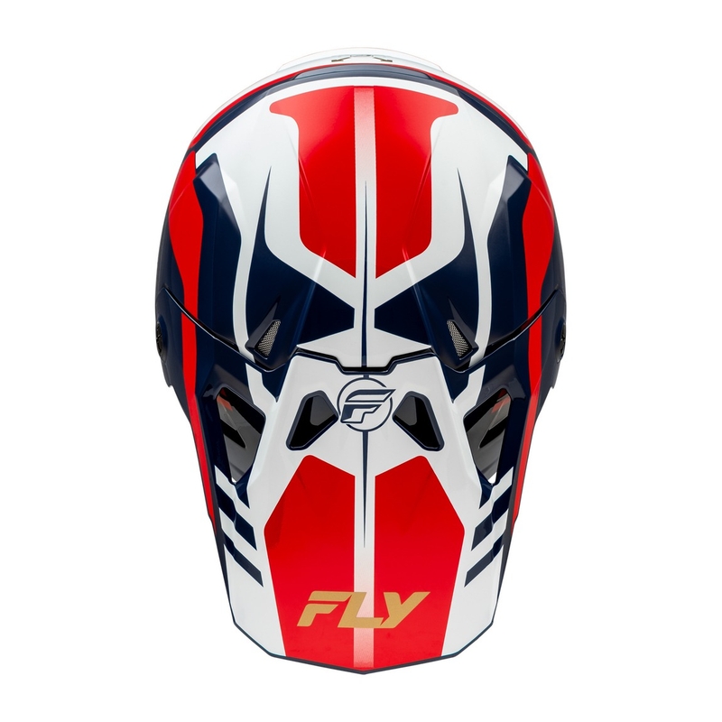 Motocrosshjelm FLY Racing Formula CP rød-hvid-blå
