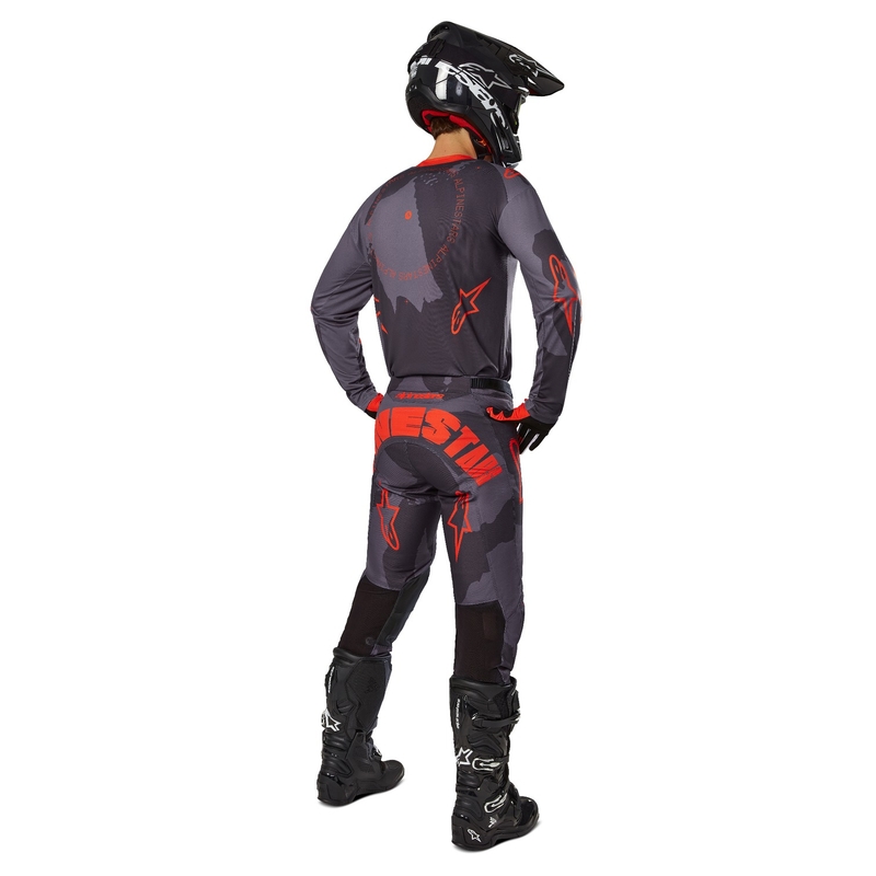 Alpinestars Racer Hollow Motocross Pants grå camo-fluo-orange