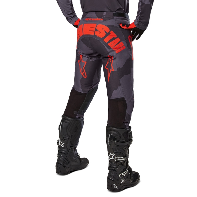 Alpinestars Racer Hollow Motocross Pants grå camo-fluo-orange