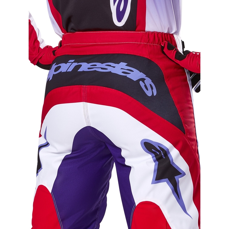 Alpinestars Fluid Wurx motocrossbukser lilla-røde