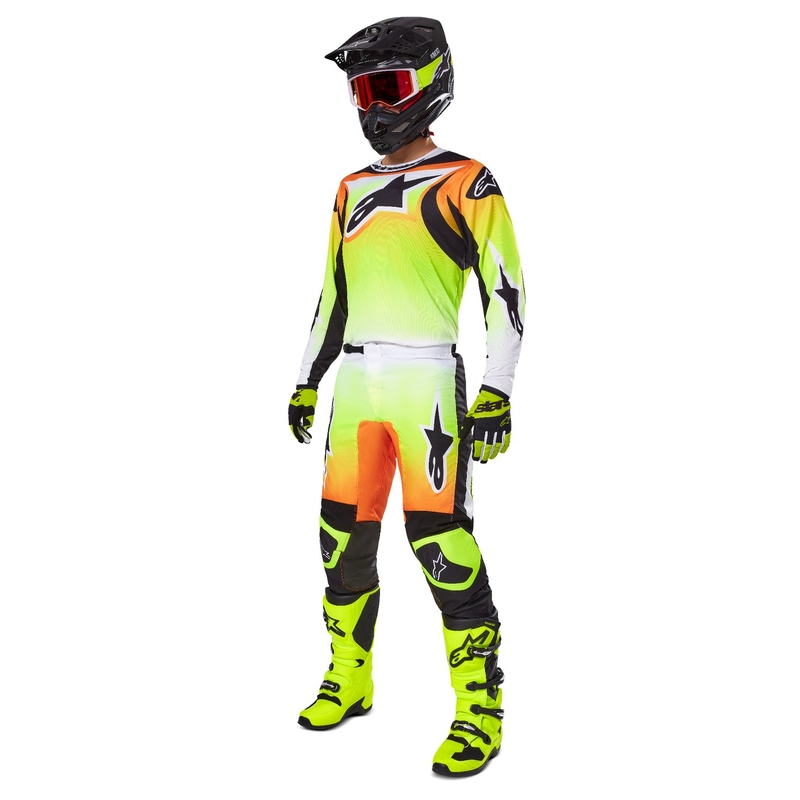 Alpinestars Fluid Wurx Motocross Pants Gul og sort