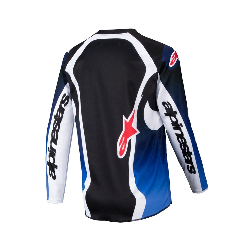Motocrosstrøje til børn Alpinestars Racer Wurx blå-sort