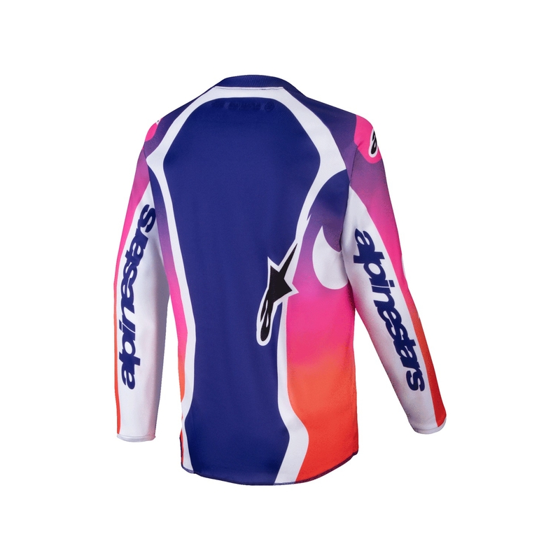 Motocrosstrøje til børn Alpinestars Racer Wurx multicolor-hvid