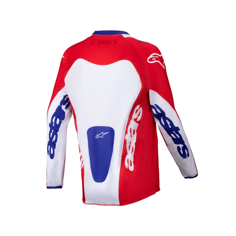 Motocrosstrøje til børn Alpinestars Racer Veil rød og hvid