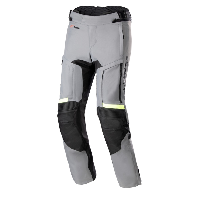 Motorcykelbukser Alpinestars Bogota Pro Drystar 3 Sæson Grå-Sort-Fluo Gul