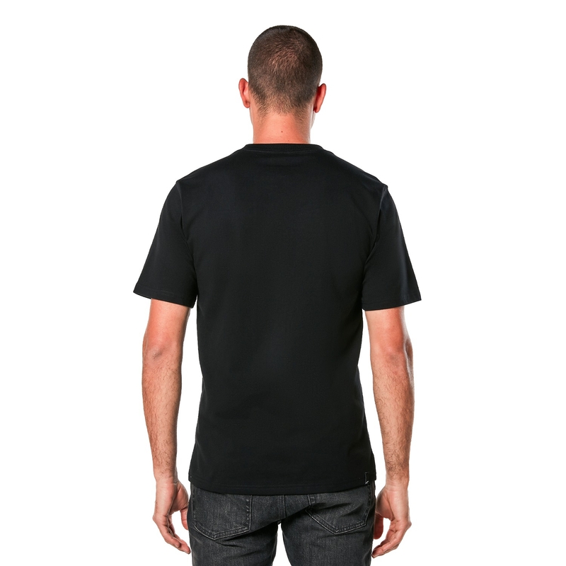 T-shirt Alpinestars Ageless Shadow CSF sort-rød