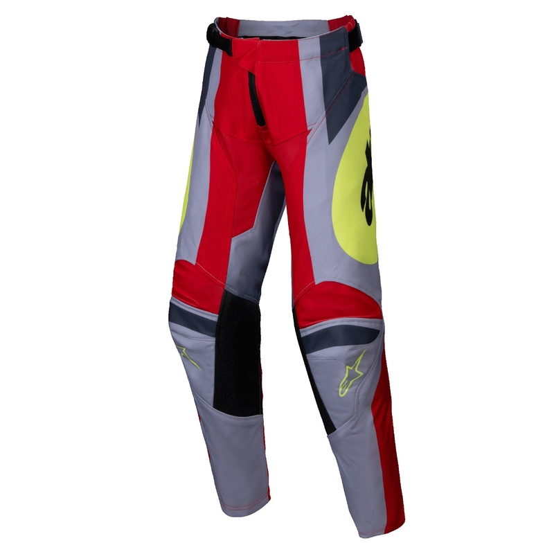 Alpinestars Racer Melt Motocross-bukser til børn, røde og grå