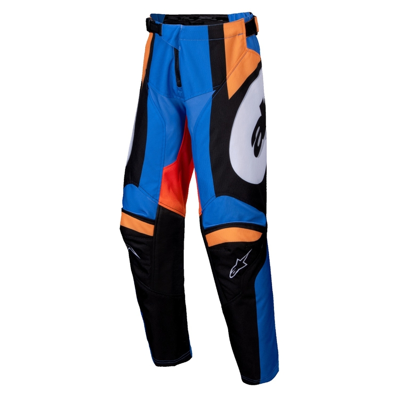 Alpinestars Racer Melt Motocross-bukser til børn, orange og blå